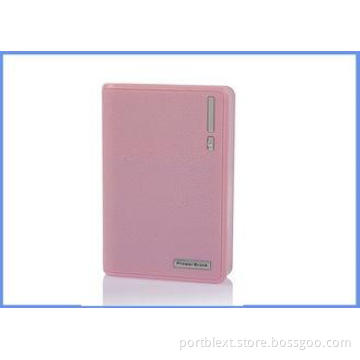 Dual USB high capacity universal power bank wallet 12000mah